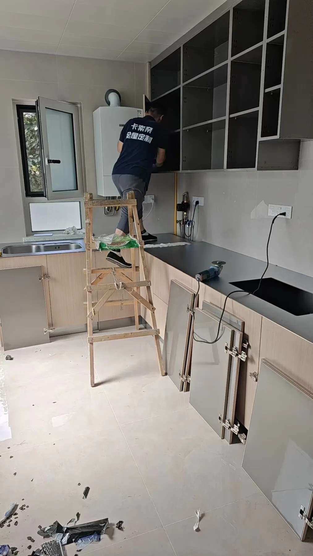 北京·康城花园别墅不锈钢厨房实景照片 3